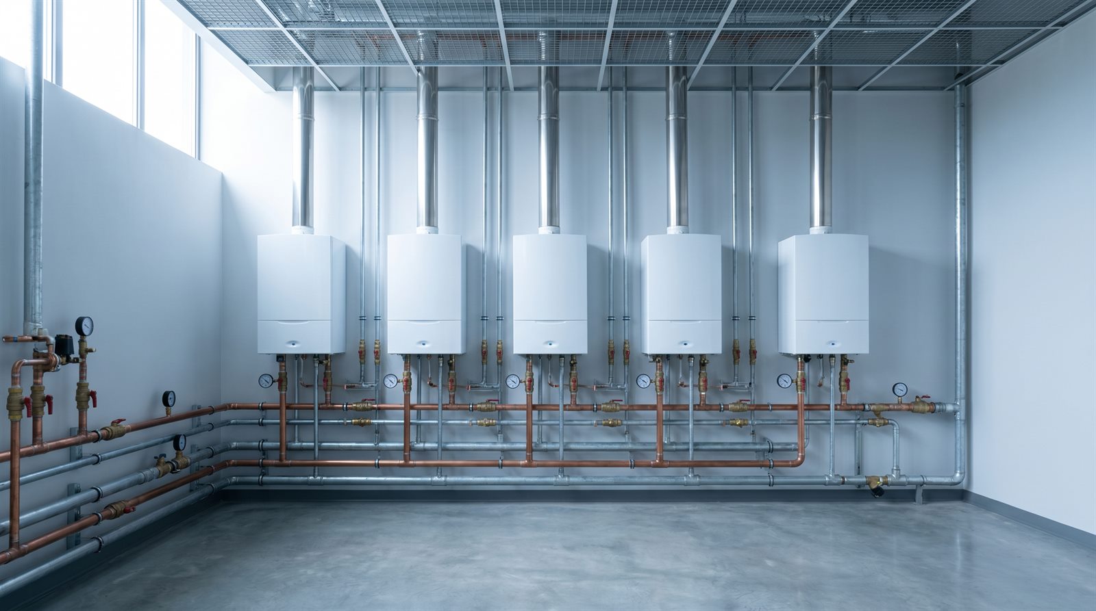 Commercial plant room